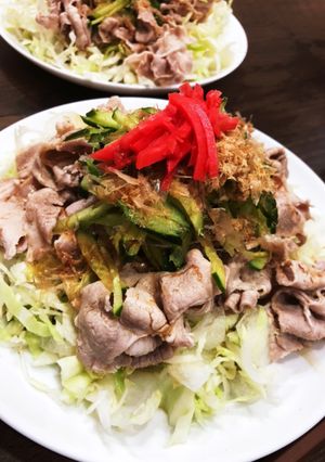 千切り野菜の冷しゃぶサラダ-レシピのメイン写真