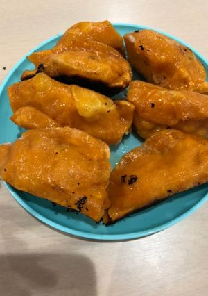 野菜ジュースで餃子の皮作り-レシピのメイン写真