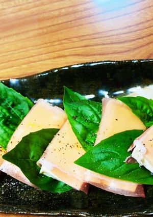 ヘルシー　豆腐チーズ生ハム巻き-レシピのメイン写真