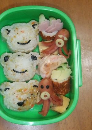 キャラ弁　カエルくん-レシピのメイン写真