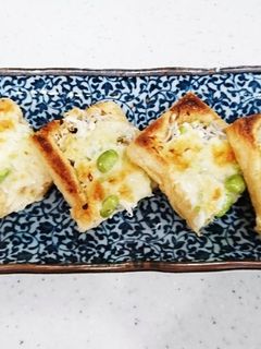 しらすとネギの油揚げピザ☆ダイエットにも-レシピのメイン写真