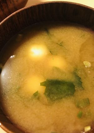 レトルト活用味噌汁●白玉入りの味噌汁-レシピのメイン写真