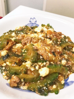 ピリ辛美味しい☆麻婆ゴーヤ-レシピのメイン写真