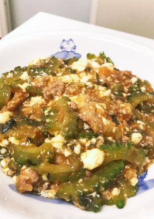ピリ辛美味しい☆麻婆ゴーヤ-レシピのメイン写真