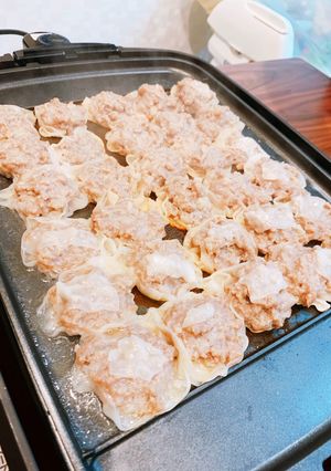 ホットプレートで焼売パーティー-レシピのメイン写真