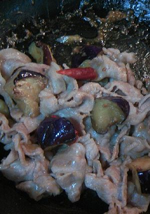 ヘルシー！ナスと豚肉のミソ炒め-レシピのメイン写真
