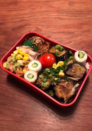 お弁当・・・122色々のっけ弁当-レシピのメイン写真
