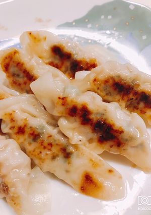 ガッツリ!!ニラ餃子!-レシピのメイン写真