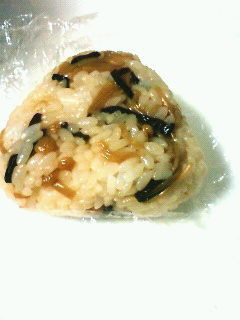 なめ茸と塩昆布のおにぎり♪-レシピのメイン写真