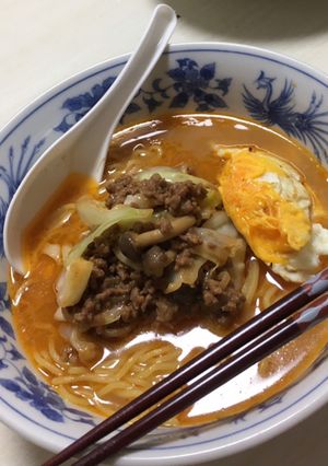 野菜とひき肉の味噌ラーメン-レシピのメイン写真