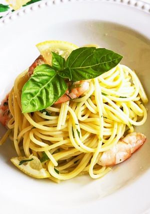 海老とさっぱりレモンの冷製パスタ-レシピのメイン写真