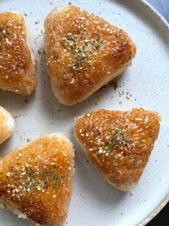 焼きおにぎり。の、しょうが焼き-レシピのメイン写真