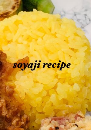キャンプ炊飯　ターメリックライス　カレー-レシピのメイン写真