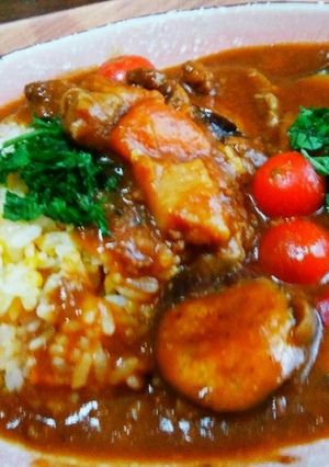 時短20分で♡絶品♡こん身の夏野菜カレー-レシピのメイン写真