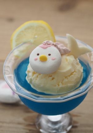チョコタンデコのアマビエさんパフェ-レシピのメイン写真