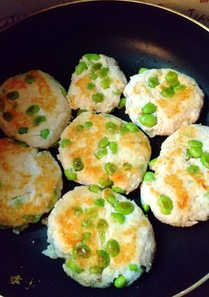 ヘルシー!枝豆ハンバーグ◎-レシピのメイン写真