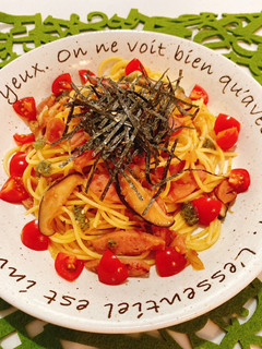 ☆青じそチューブの和風トマトパスタ☆-レシピのメイン写真