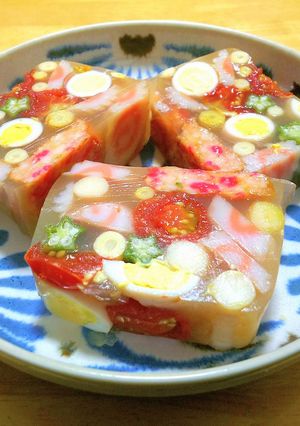 寒天で簡単◎夏の冷やしおでん-レシピのメイン写真