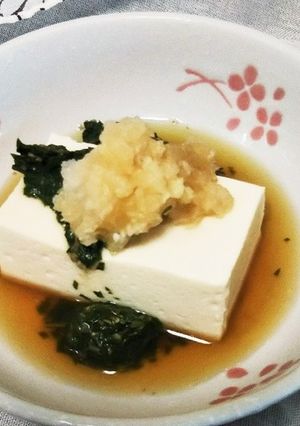 大葉とモロヘイヤと大根おろしの冷奴-レシピのメイン写真
