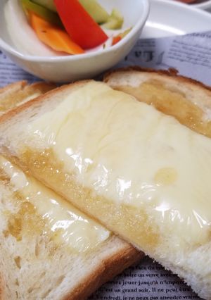 お二人さんの☆姜葱醤トースト！-レシピのメイン写真