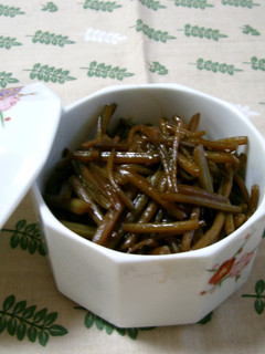 さつまいもの茎の佃煮♪-レシピのメイン写真
