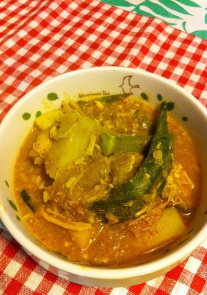 オクラ夏カレー-レシピのメイン写真