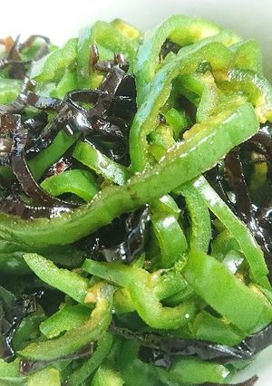 レンチンピーマン昆布-レシピのメイン写真