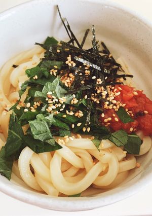大葉と梅のさっぱり冷やしうどん-レシピのメイン写真