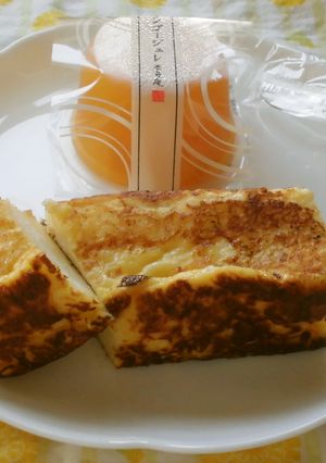 流行りの高級食パンで、フレンチトースト♪-レシピのメイン写真