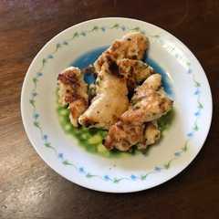 รูปของ 鶏胸肉のやわらか青のり粉チーズ焼き