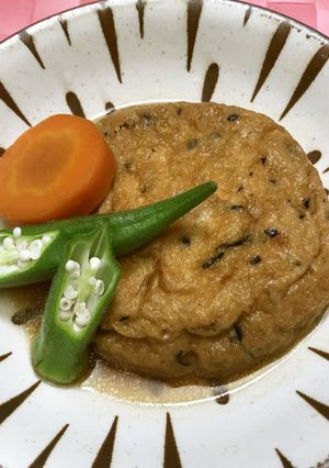 【美人レシピ】がんもの煮物-レシピのメイン写真