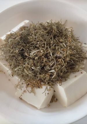 生豆腐のカリカリじゃこのっけ♪-レシピのメイン写真