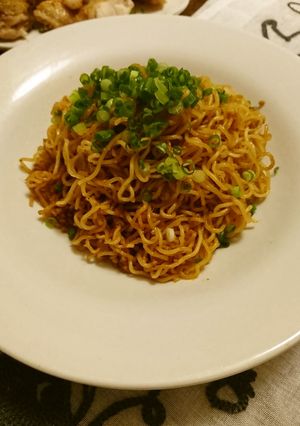 インスタントラーメンde味噌焼きそば-レシピのメイン写真