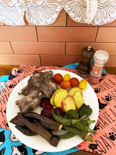 柔らかスペアリブと季節の焼き野菜-レシピのメイン写真