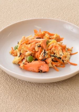鮭入り炒り豆腐-レシピのメイン写真