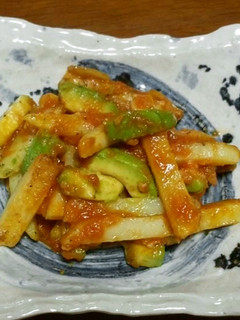 じゃがいもとアボカドの炒め物-レシピのメイン写真