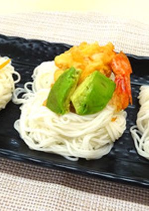 減塩・低たんぱく　飾りそうめん（腎臓）-レシピのメイン写真