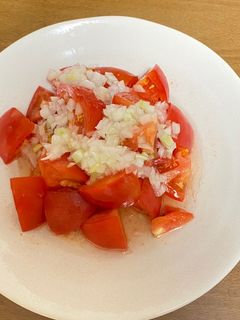 オニオントマトサラダ-レシピのメイン写真
