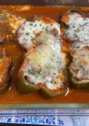 ☆ピーマンの肉詰め〜トマト煮〜☆-レシピのメイン写真