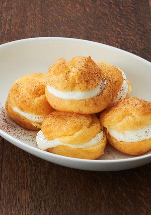 オーブンレンジで簡単!シュークリーム-レシピのメイン写真