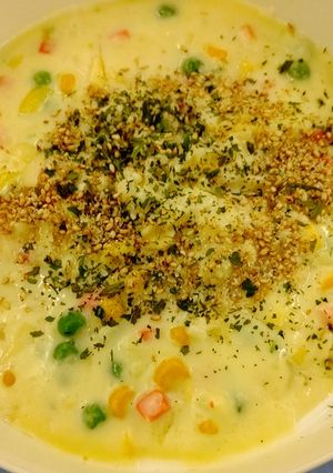 電子レンジDE塩ラーメングラタン-レシピのメイン写真