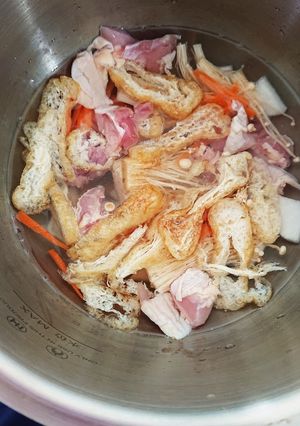 ホットクック そば米汁-レシピのメイン写真