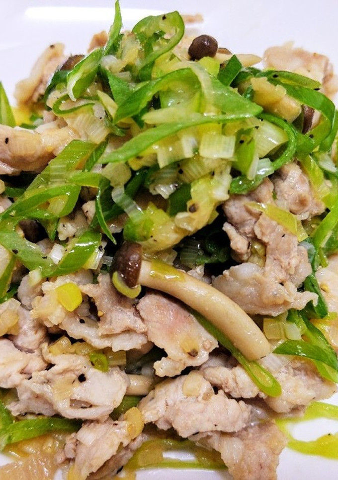 豚肉のネギ塩炒め-レシピのメイン写真