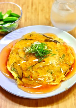 カニカマde甘酸っぱいタレの天津飯-レシピのメイン写真