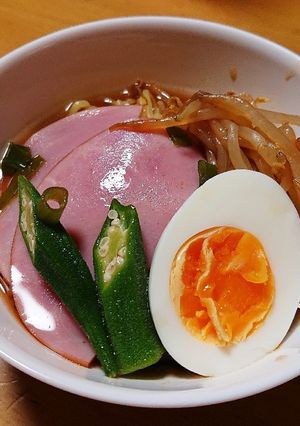 暑い日にさっぱり冷しラーメン(醤油味)-レシピのメイン写真