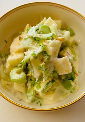 ゴーヤりんごセロリのマヨ和えサラダ-レシピのメイン写真