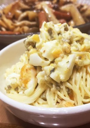 タルタルサラダパスタ-レシピのメイン写真