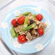 彩り夏野菜と豚肉のさっぱり中華炒め