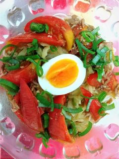 ツナとトマトのさっぱりそうめん-レシピのメイン写真