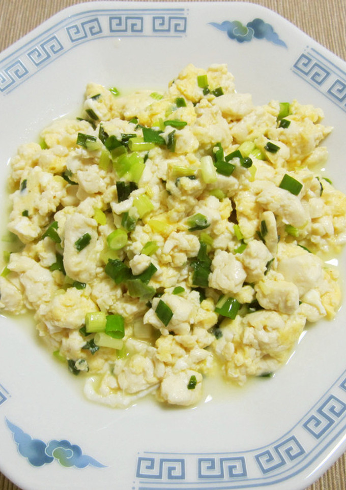 中華風炒り豆腐（鸡刨豆腐）-レシピのメイン写真